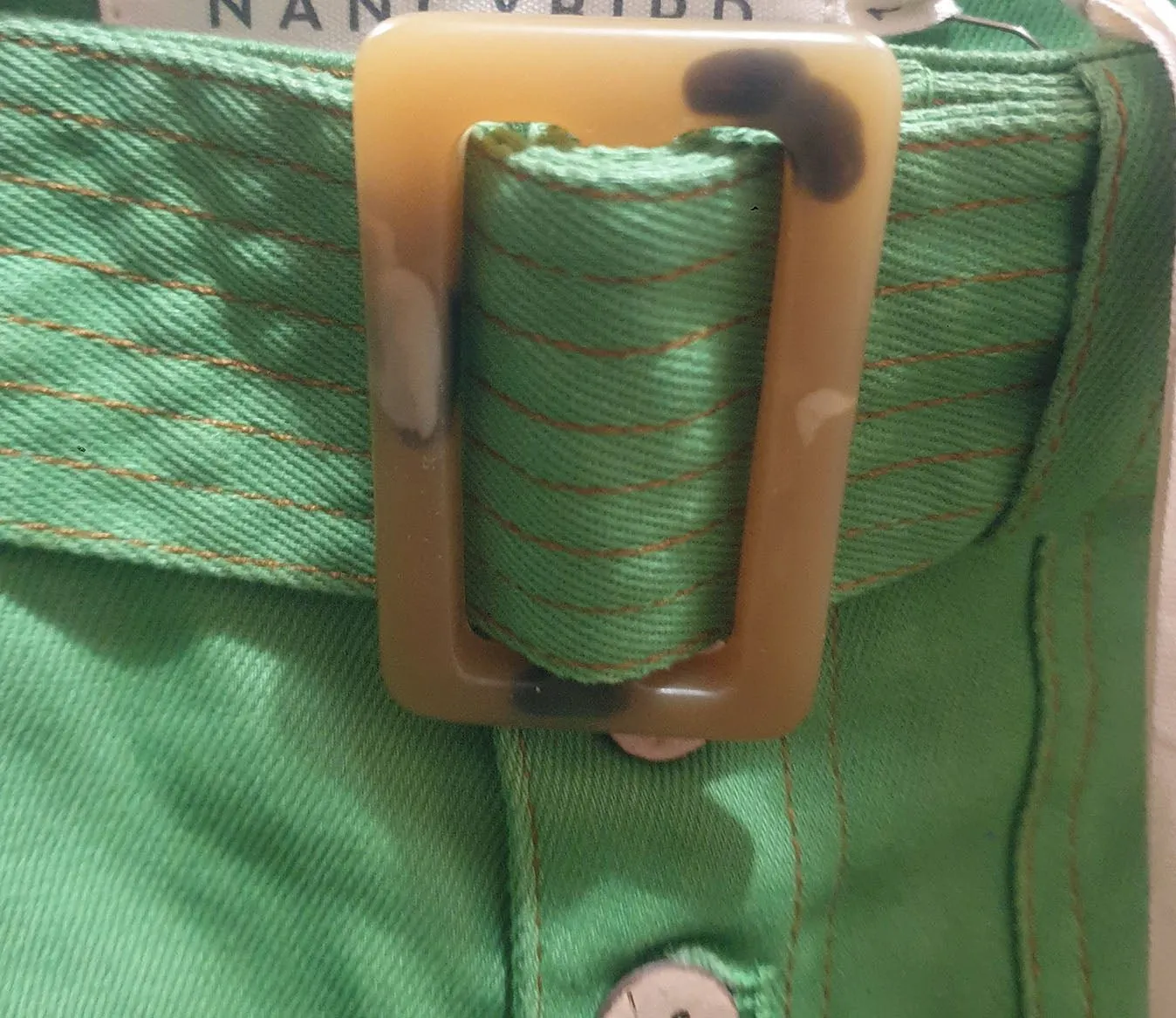 Nancybird green pants size 10
