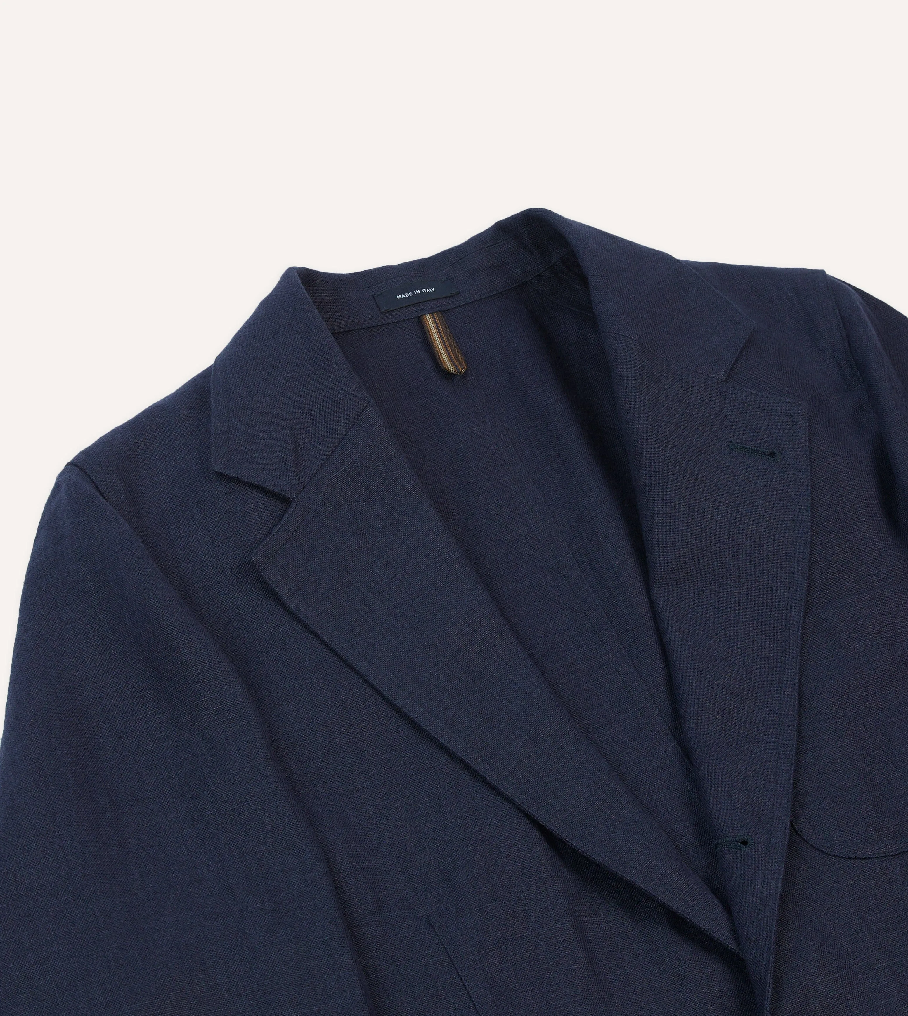 Navy Antique Linen Games Blazer Mk. I