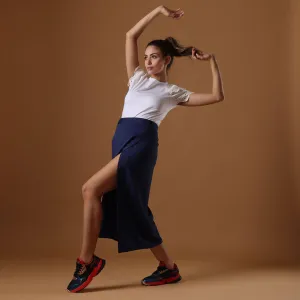 Navy Jogging Skirt