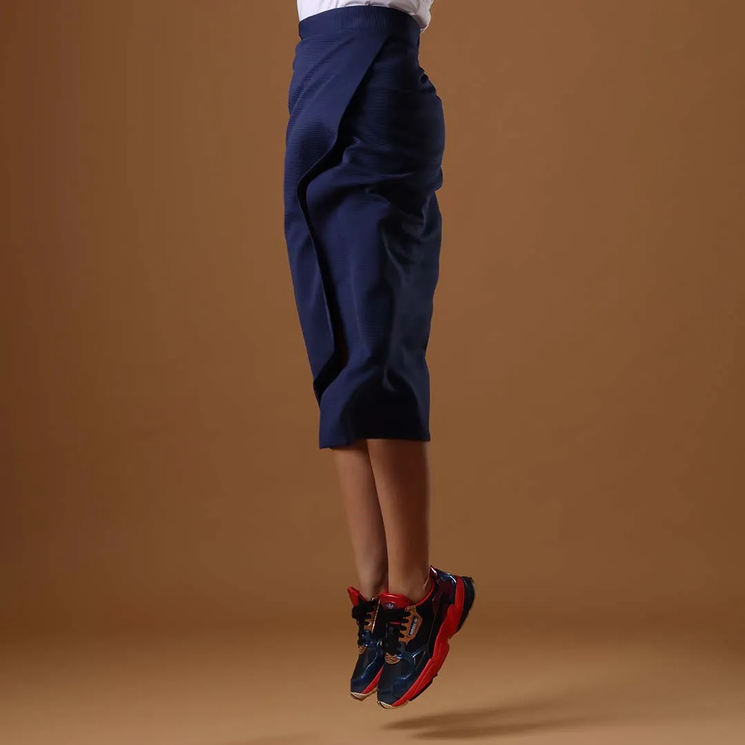 Navy Jogging Skirt