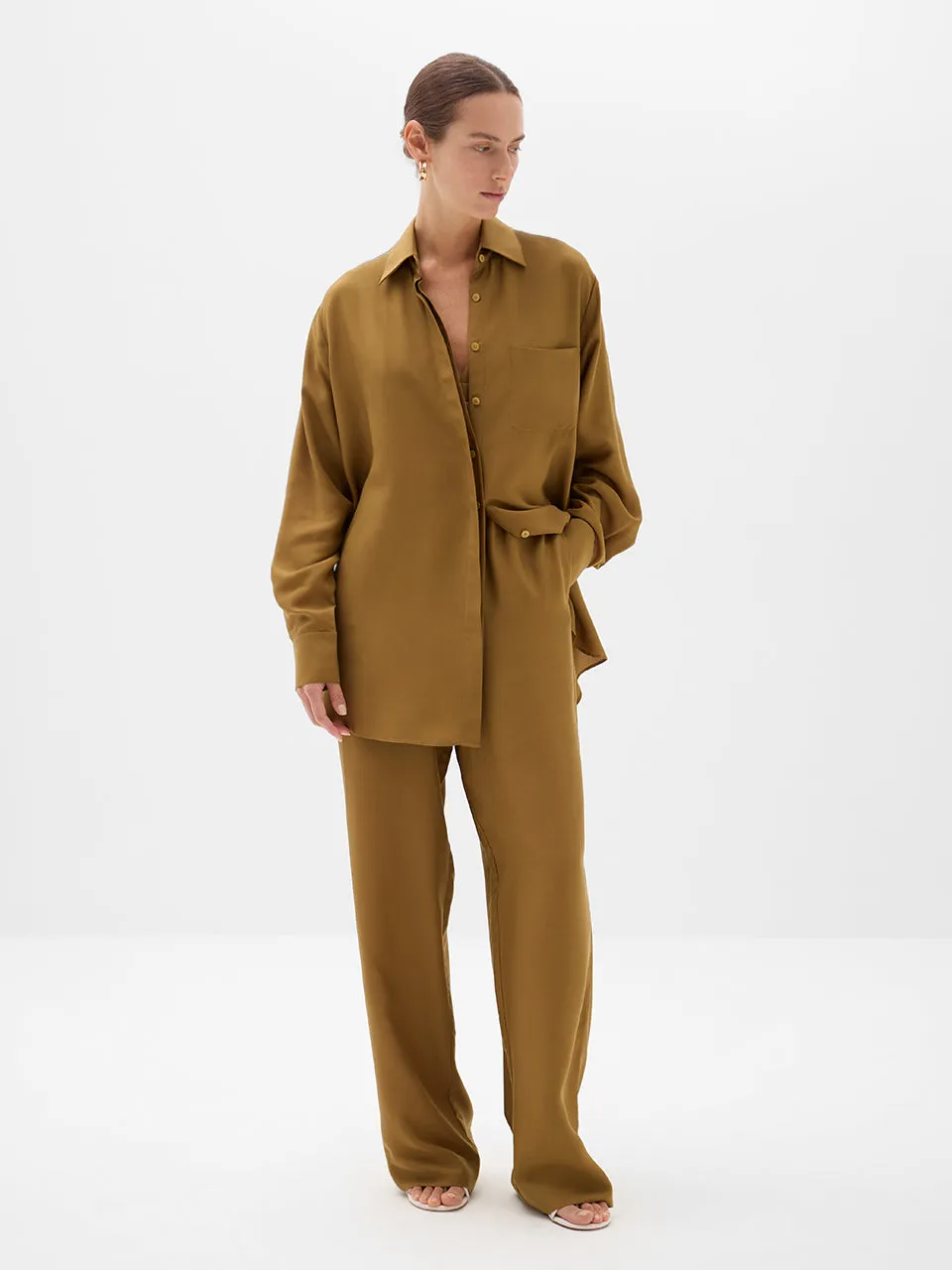 Nazli Satin Shirt