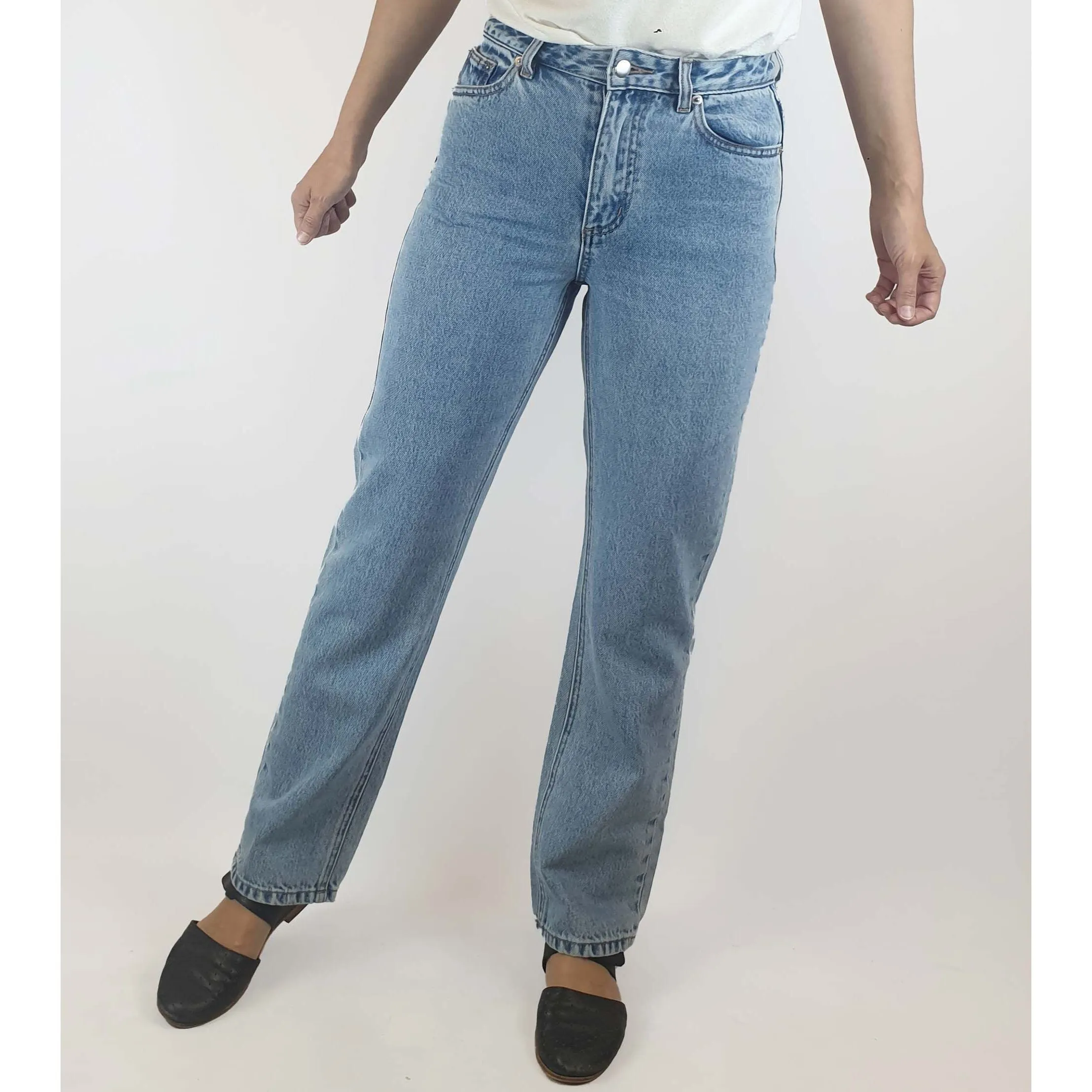 Nude Lucy unworn light denim straight leg jeans size 26 (best fits size 8)