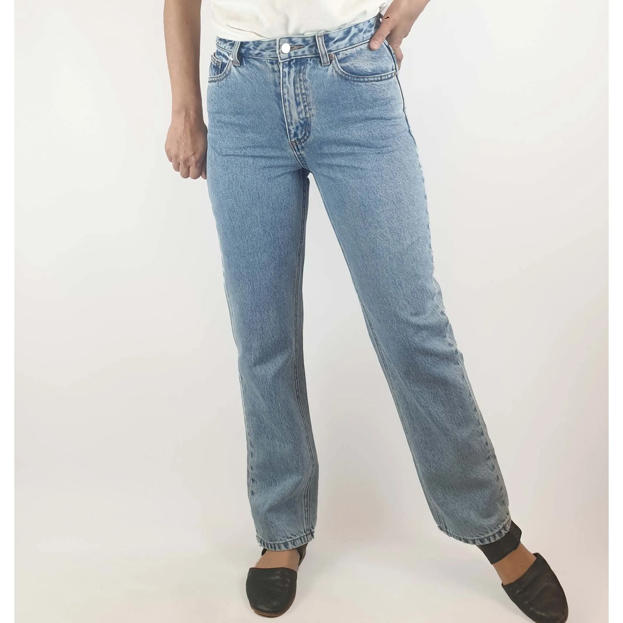 Nude Lucy unworn light denim straight leg jeans size 26 (best fits size 8)