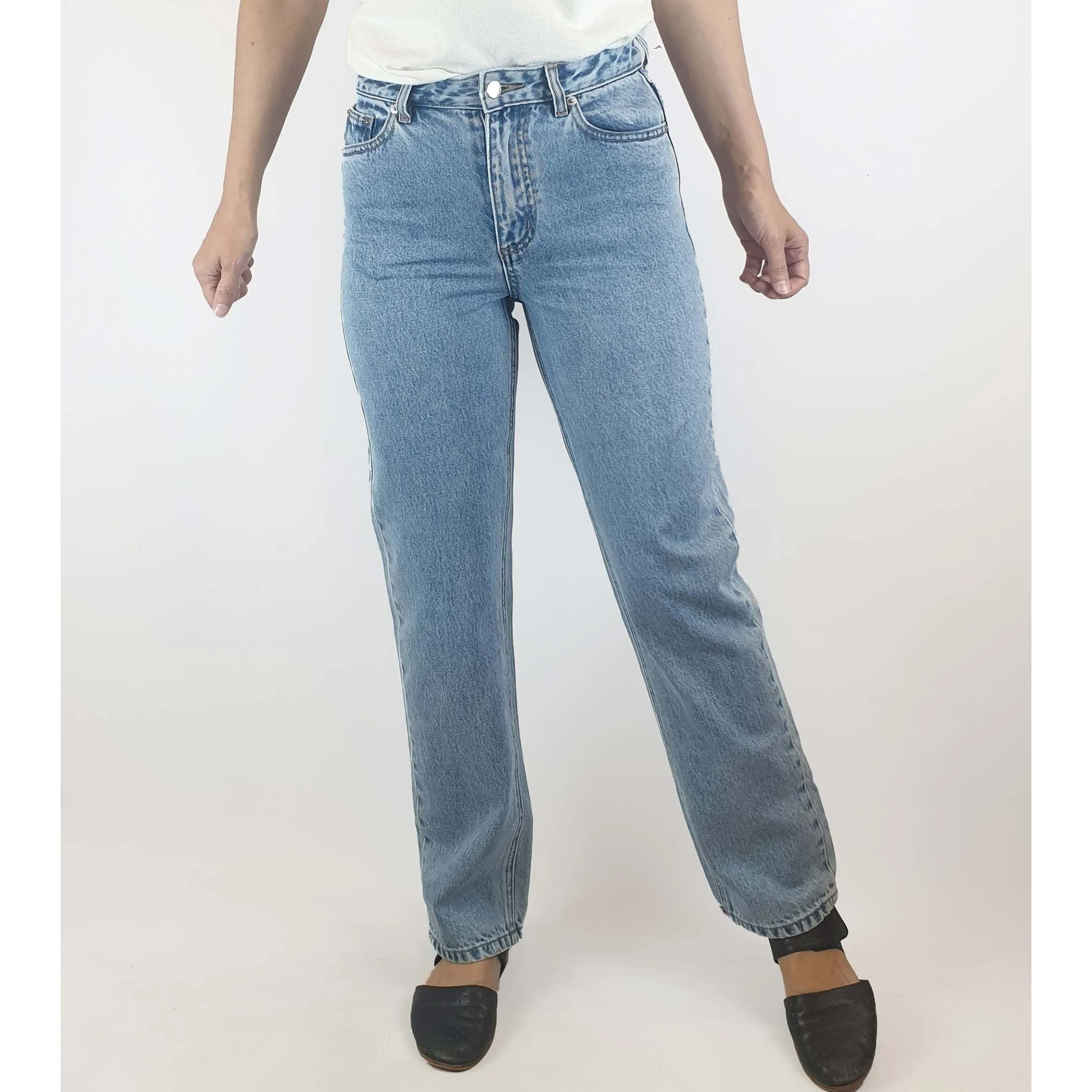 Nude Lucy unworn light denim straight leg jeans size 26 (best fits size 8)