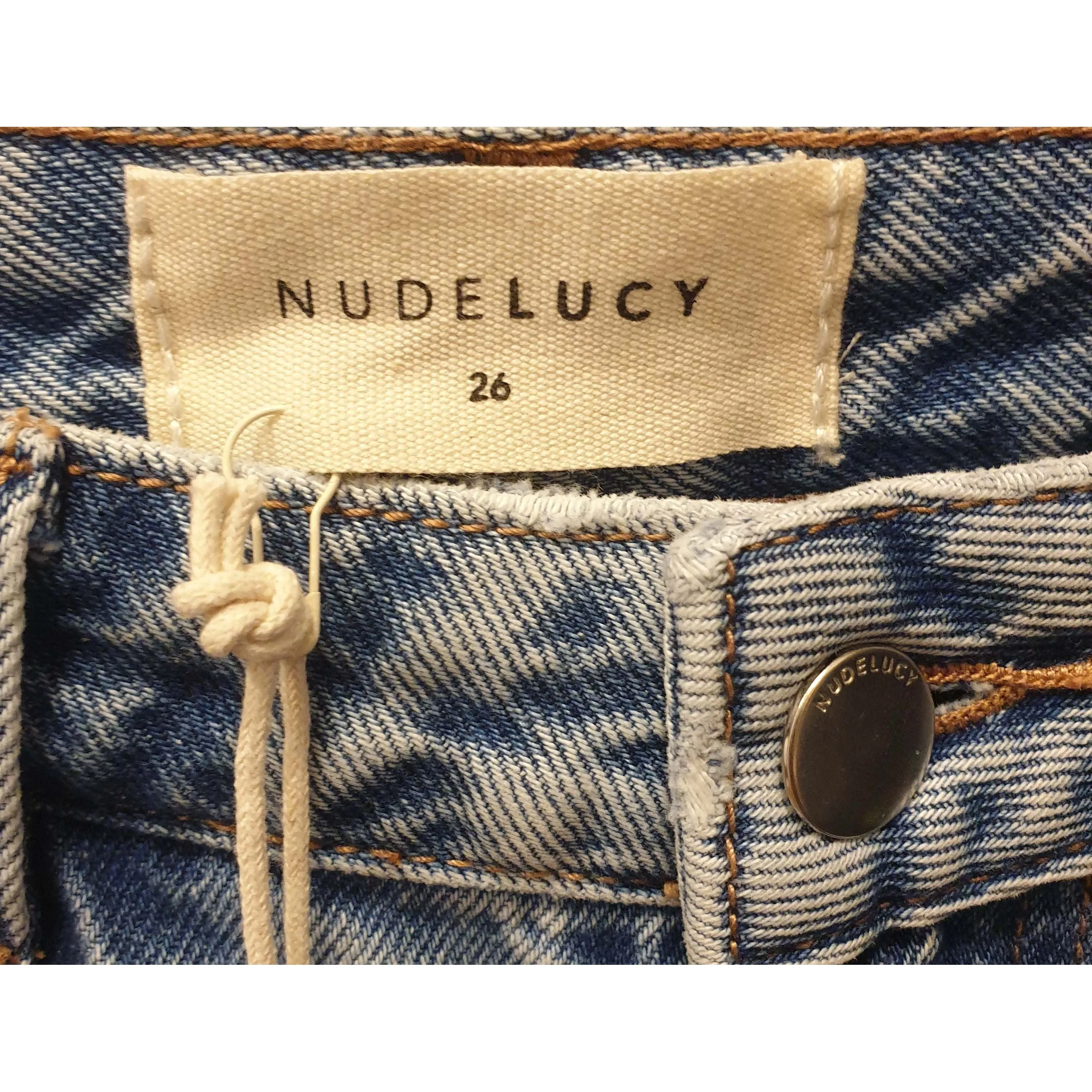 Nude Lucy unworn light denim straight leg jeans size 26 (best fits size 8)