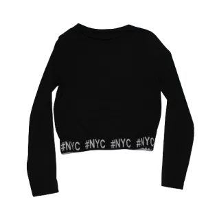 NYC Black Ribbed Top
