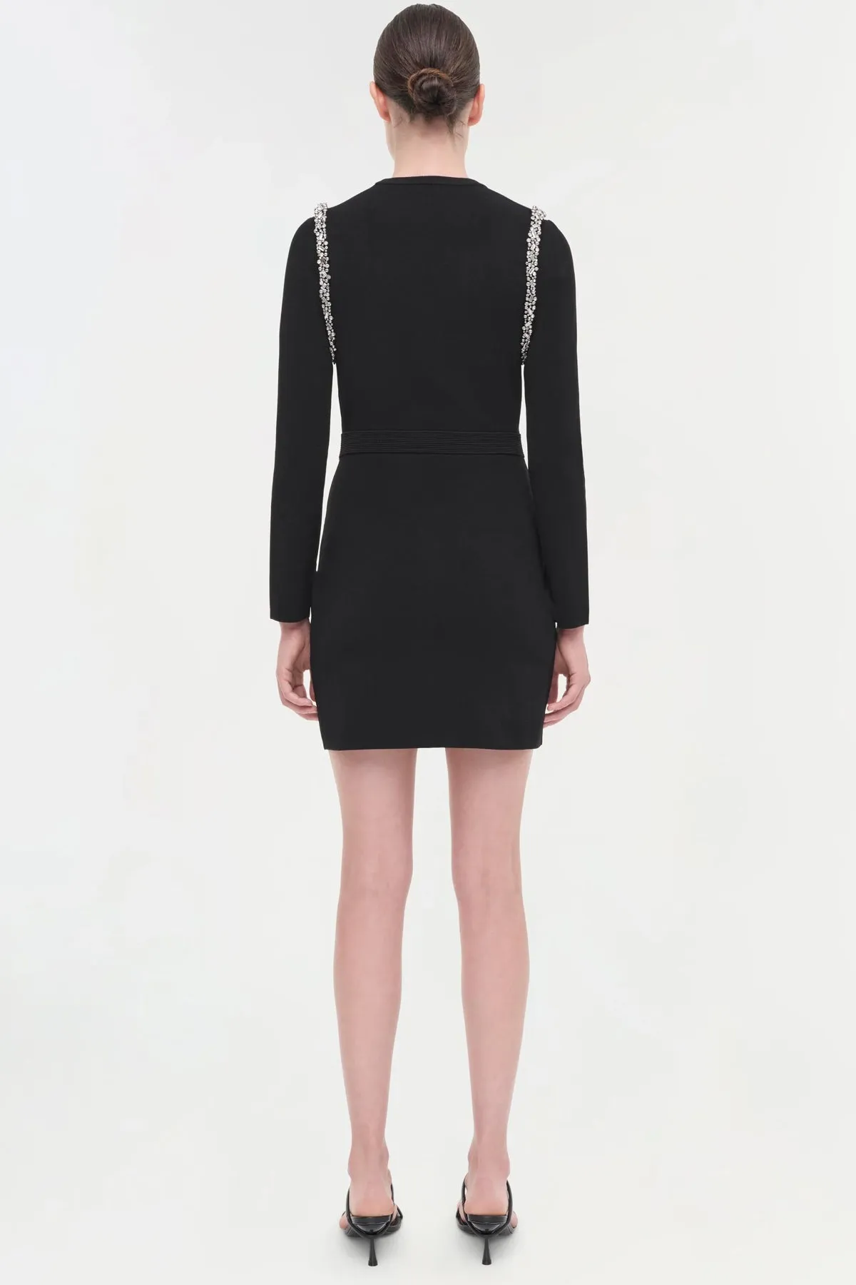 NYX Wrap Dress in Black