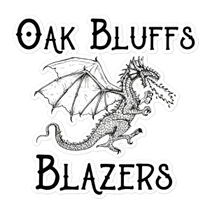 Oak Bluffs Blazers Sticker