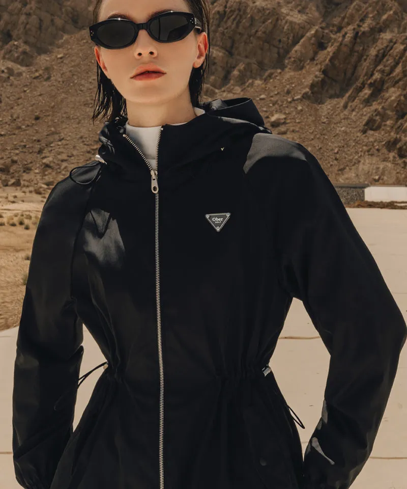 OBER Golf Long Field Windbreaker - Black