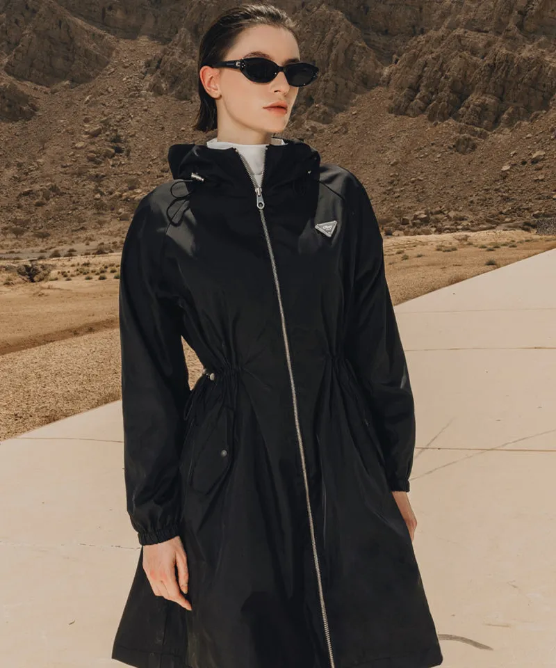 OBER Golf Long Field Windbreaker - Black