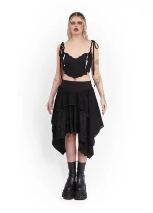 Odessa Midi Skirt- black