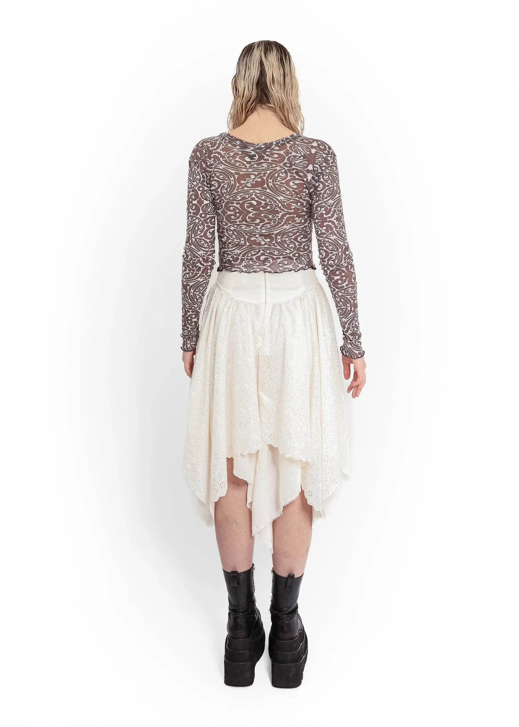 Odessa Midi Skirt- cream