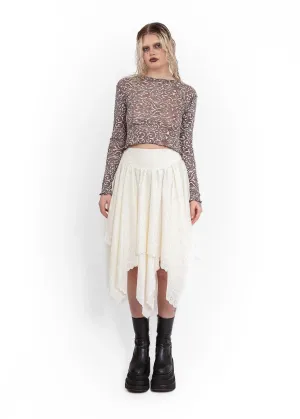 Odessa Midi Skirt- cream