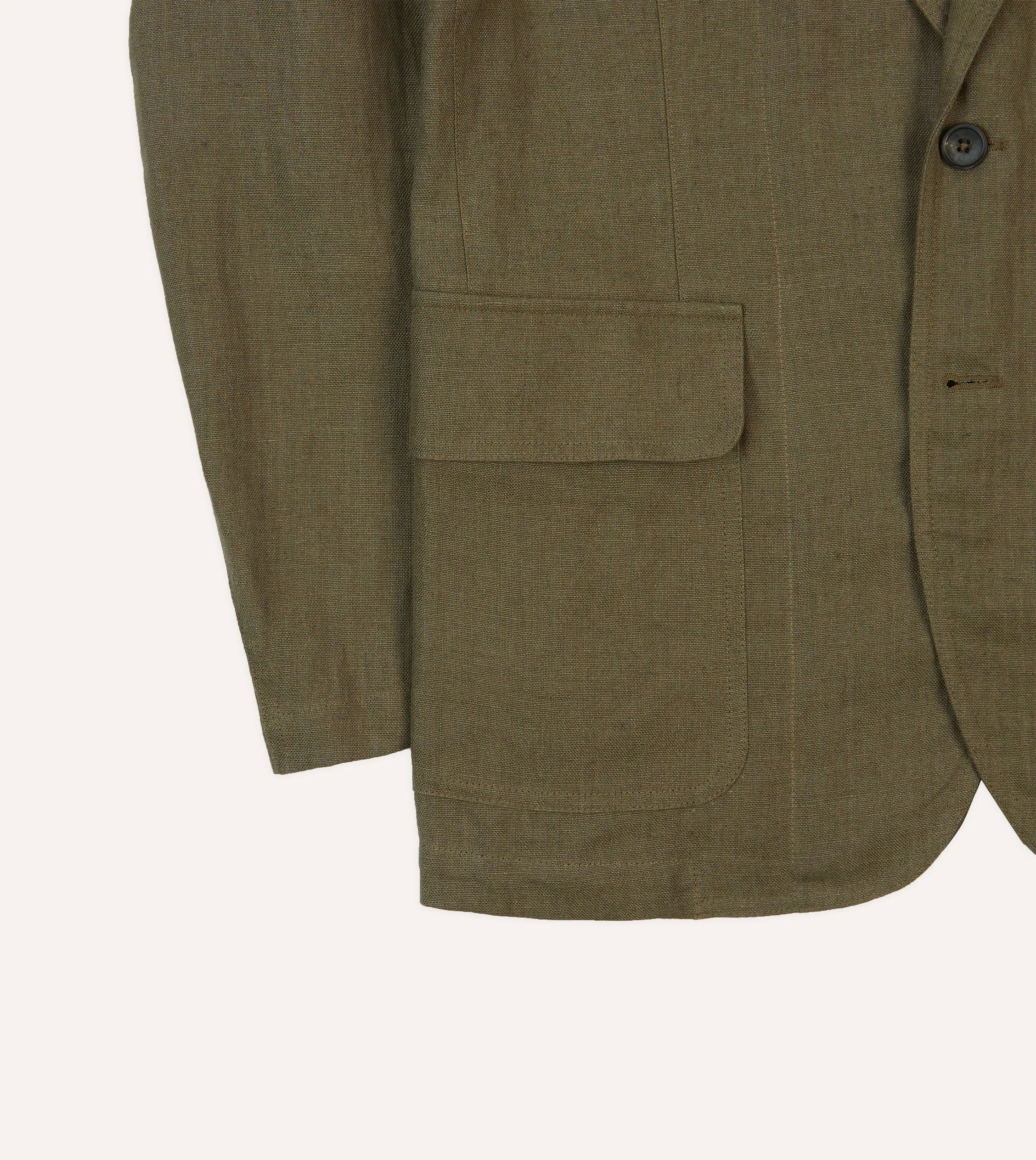 Olive Antique Linen Games Blazer Mk. I