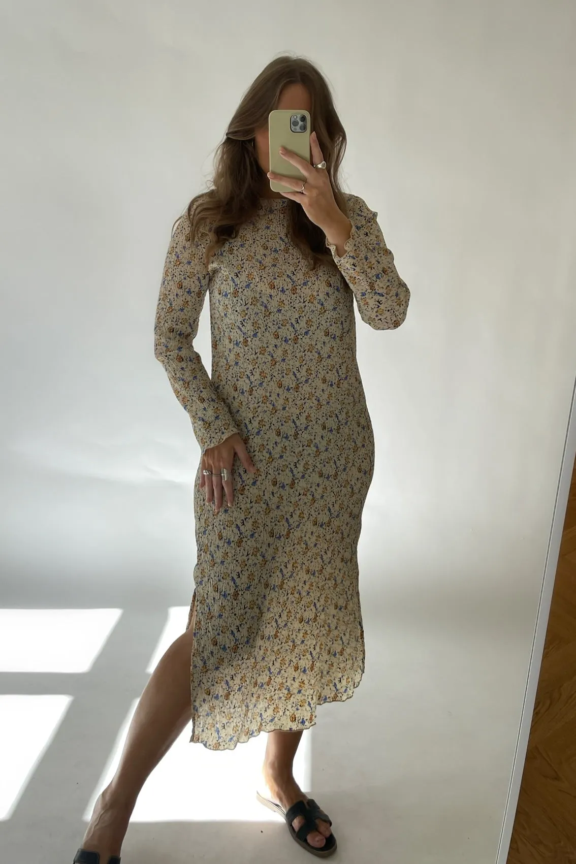ONLMolly Kjole - Hvid Print
