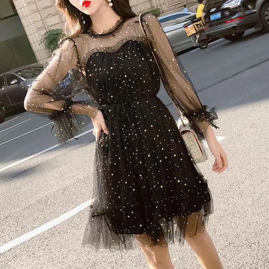 Organza Star Dress SD02451