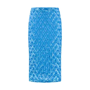 P.A.R.O.S.H. Sequined midi Skirt