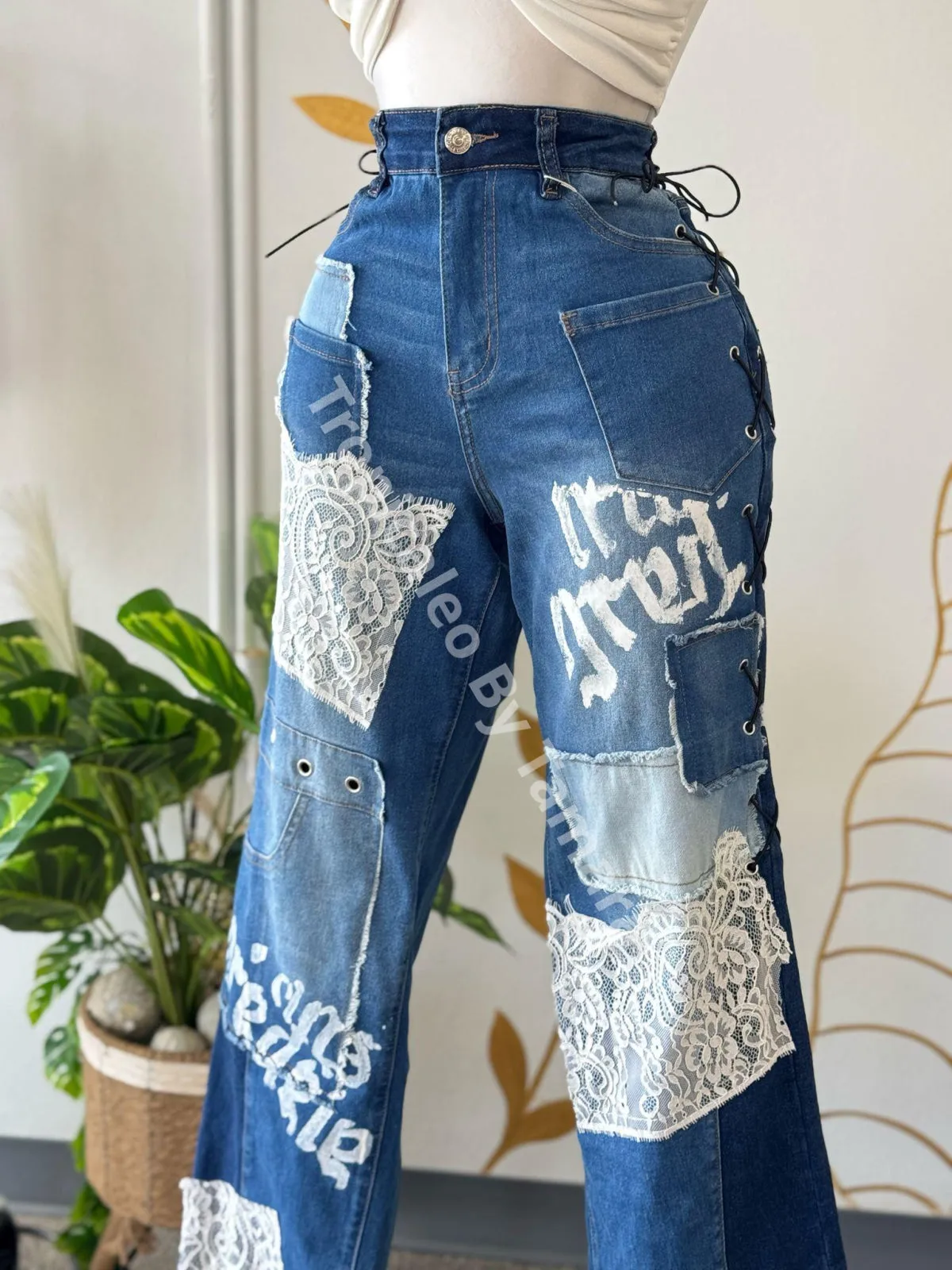 PatchLace Denim