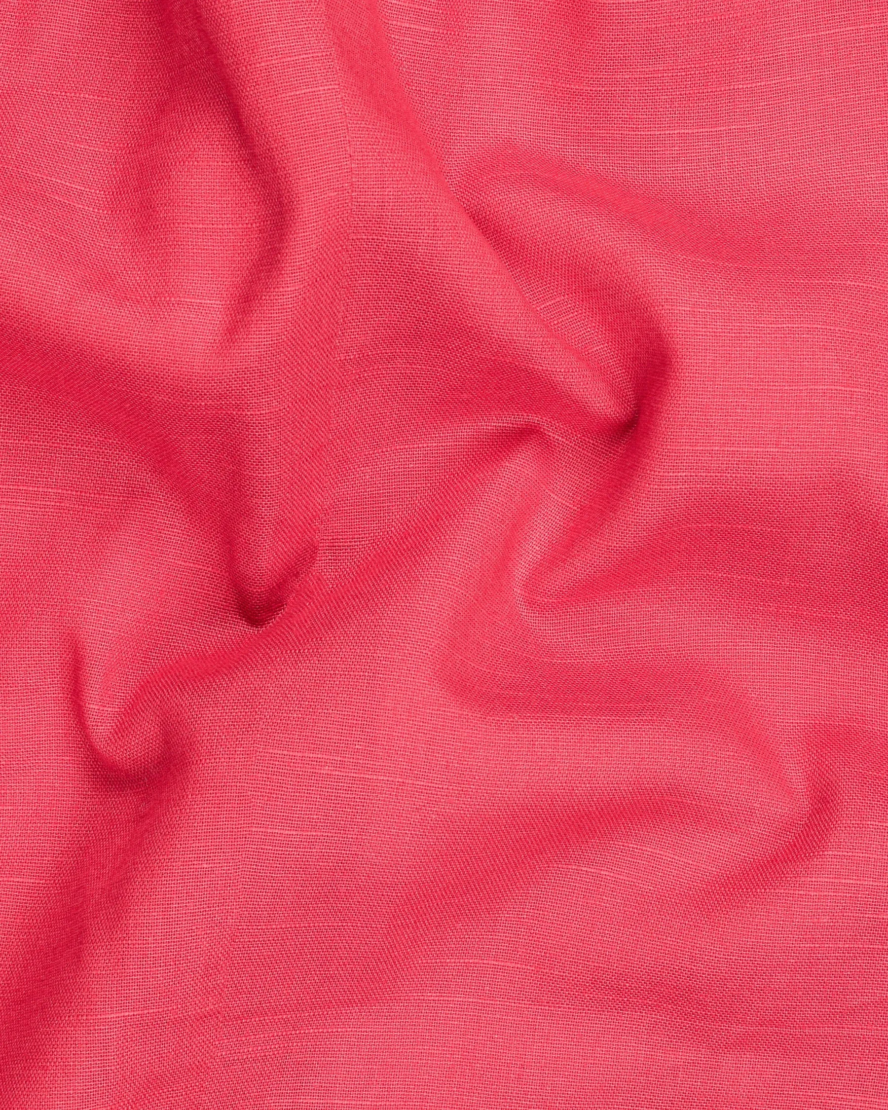 Peach Luxurious Linen Sports Waistcoat