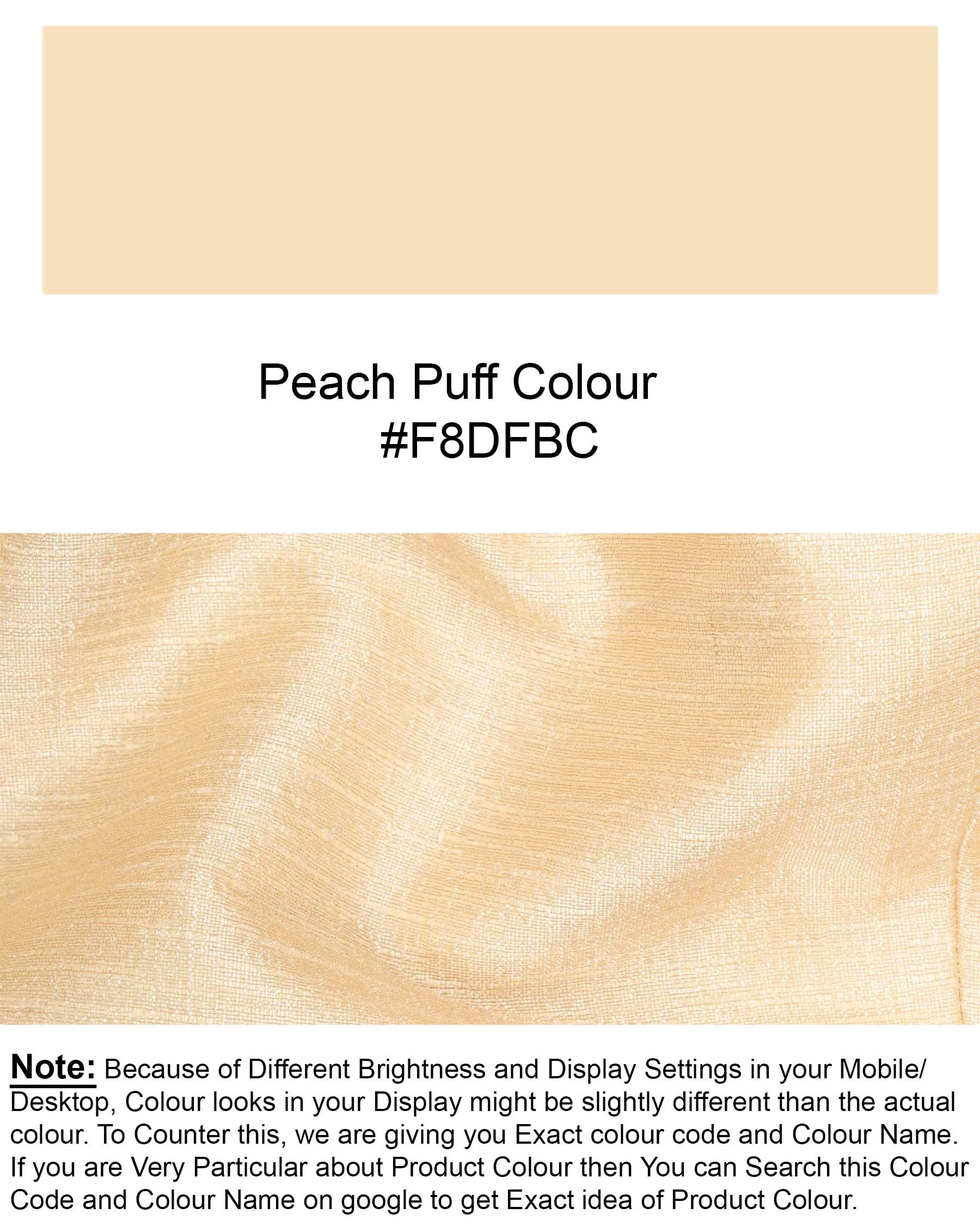 Peach Puff Designer Blazer