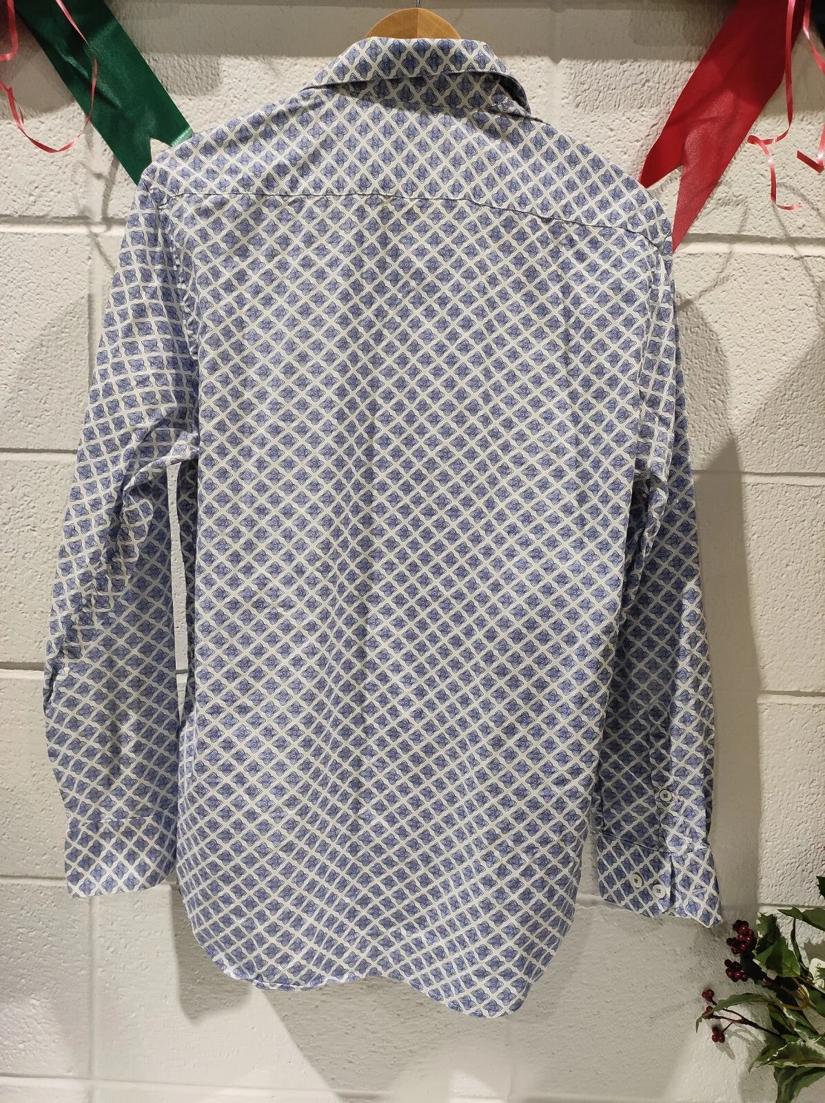 Penguin Shirt Men's Blue Heritage Slim Fit Dress Button Up Long Sleeve