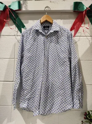 Penguin Shirt Men's Blue Heritage Slim Fit Dress Button Up Long Sleeve