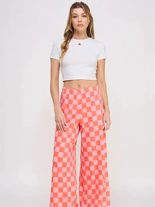 Peppermint Check Pants