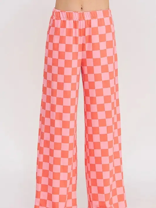 Peppermint Check Pants