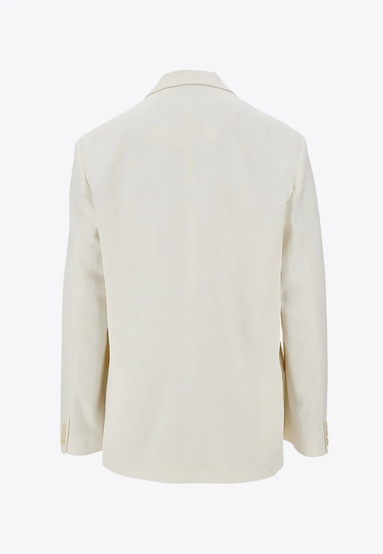 Pinstriped Motif Blazer