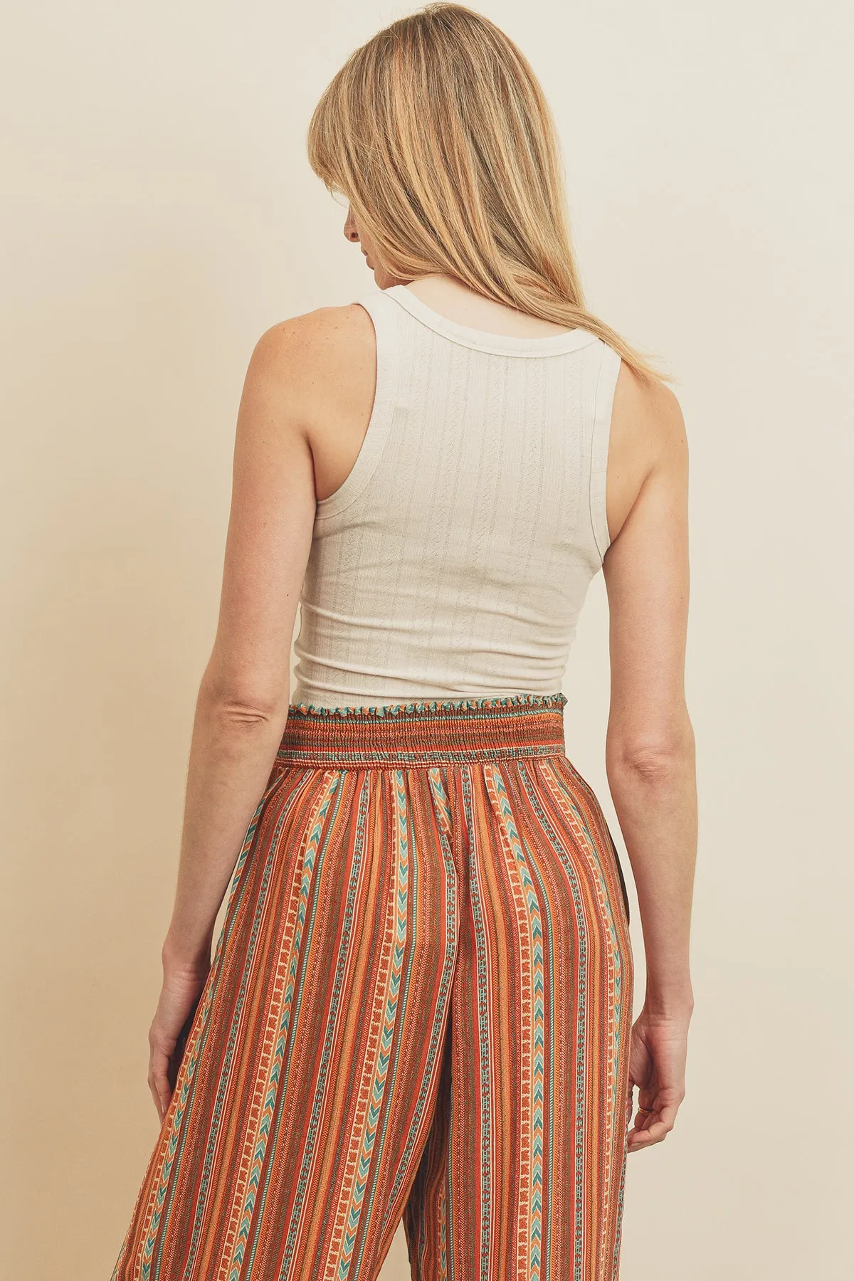 Pointelle Scoop Tank