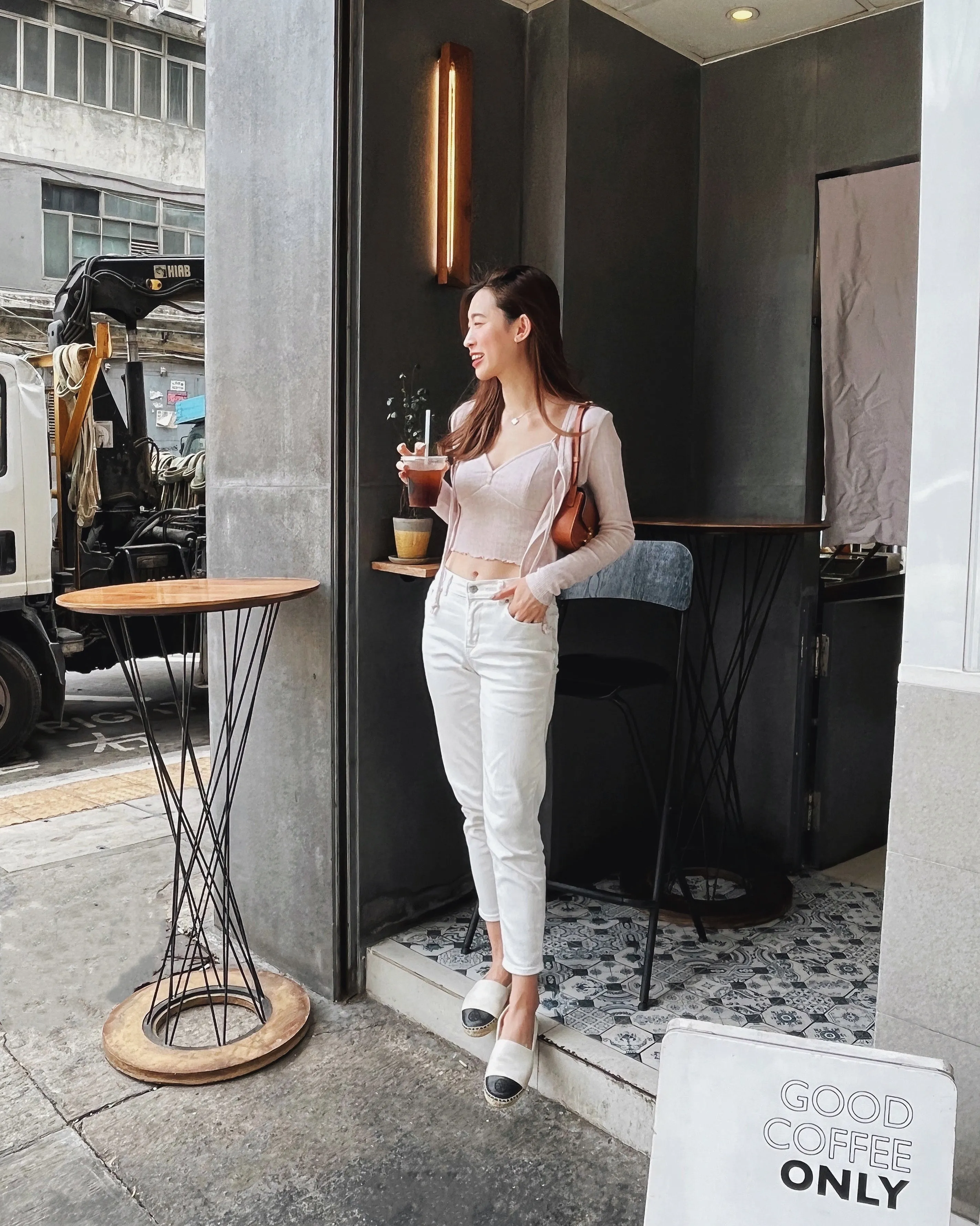 Pointelle Tie-Front Cami   Cardigan Set
