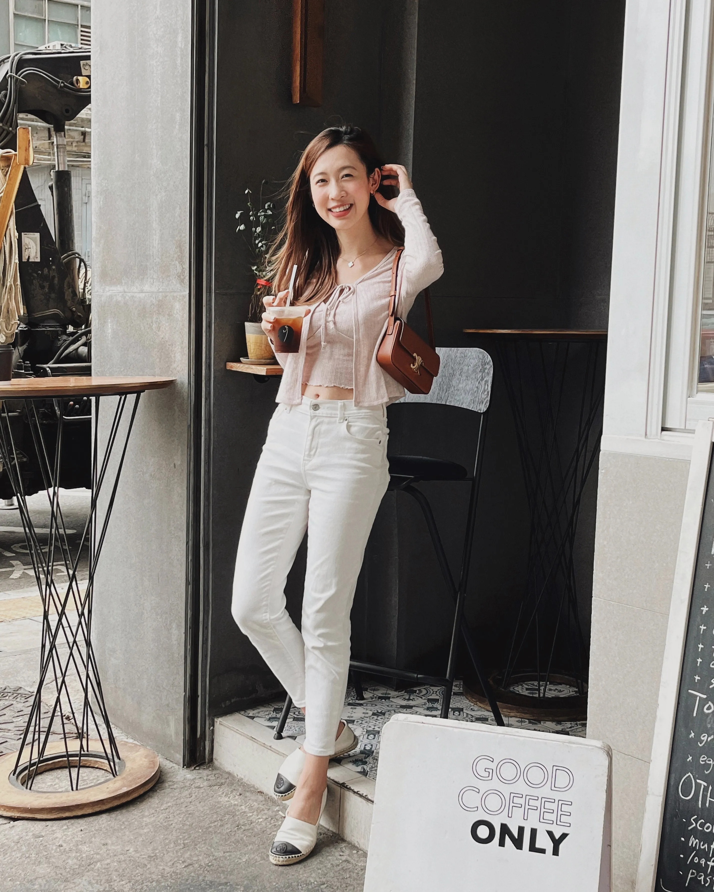 Pointelle Tie-Front Cami   Cardigan Set