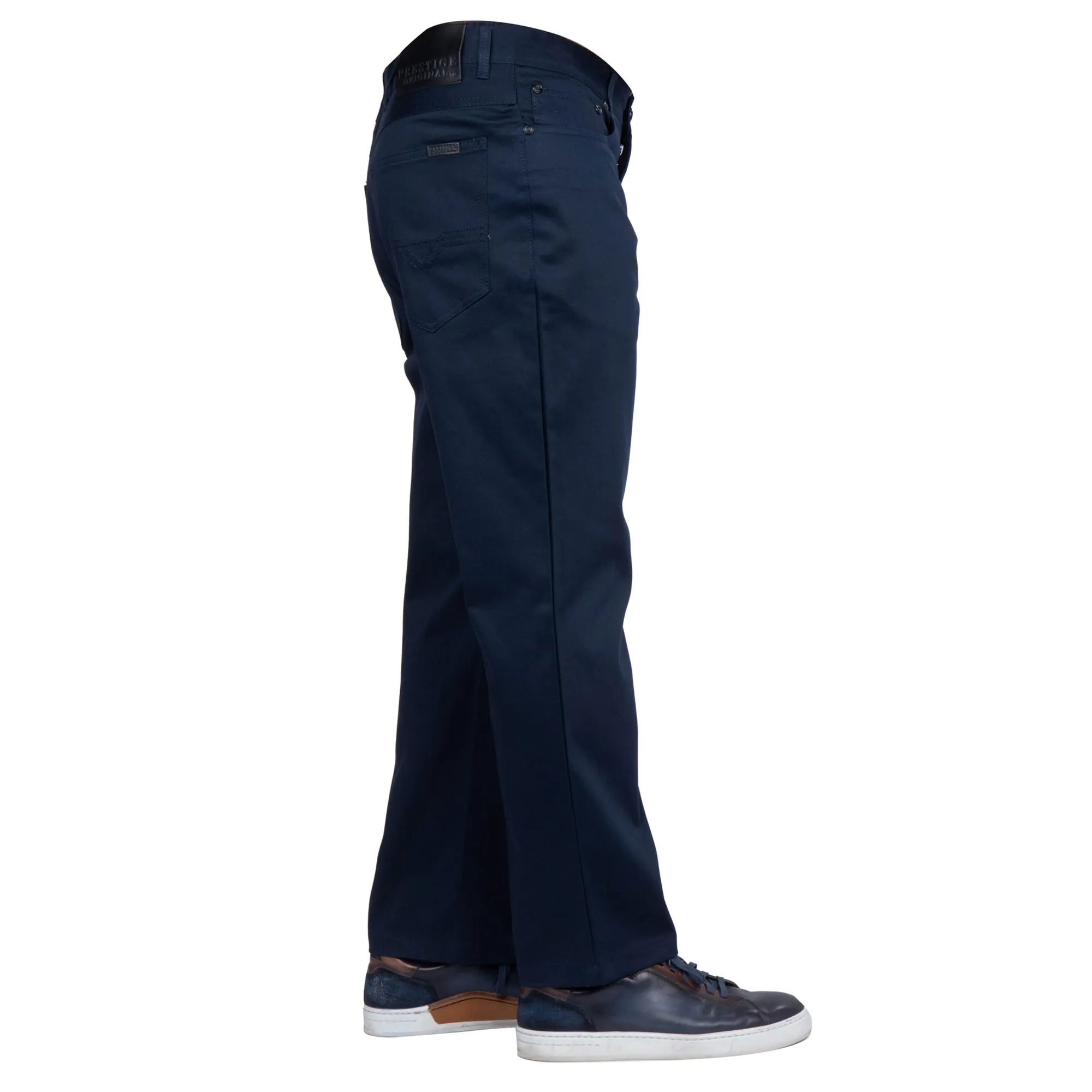 Prestige Men's Navy Blue High-end Pants