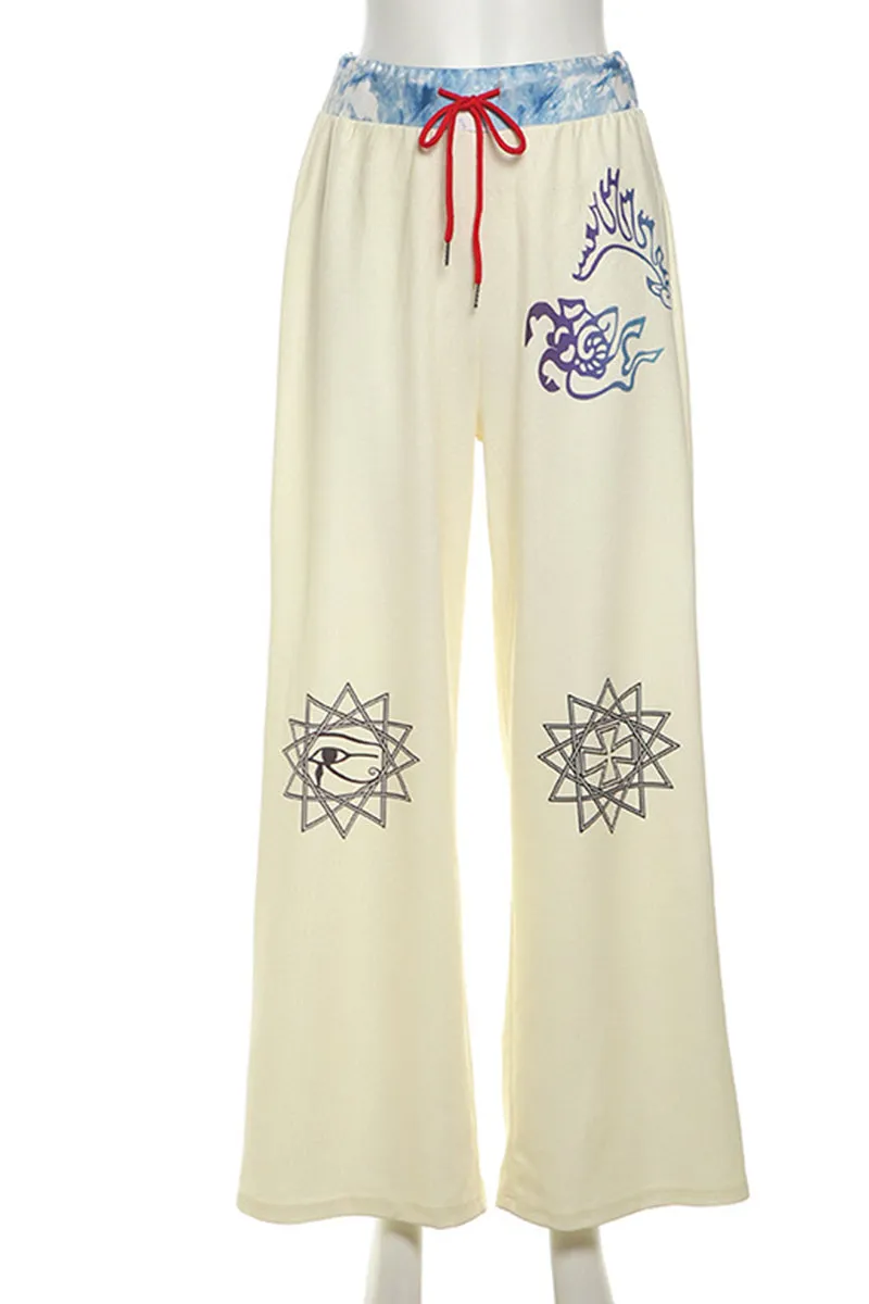 PT3262 Graphic Straight Leg Sweatpants