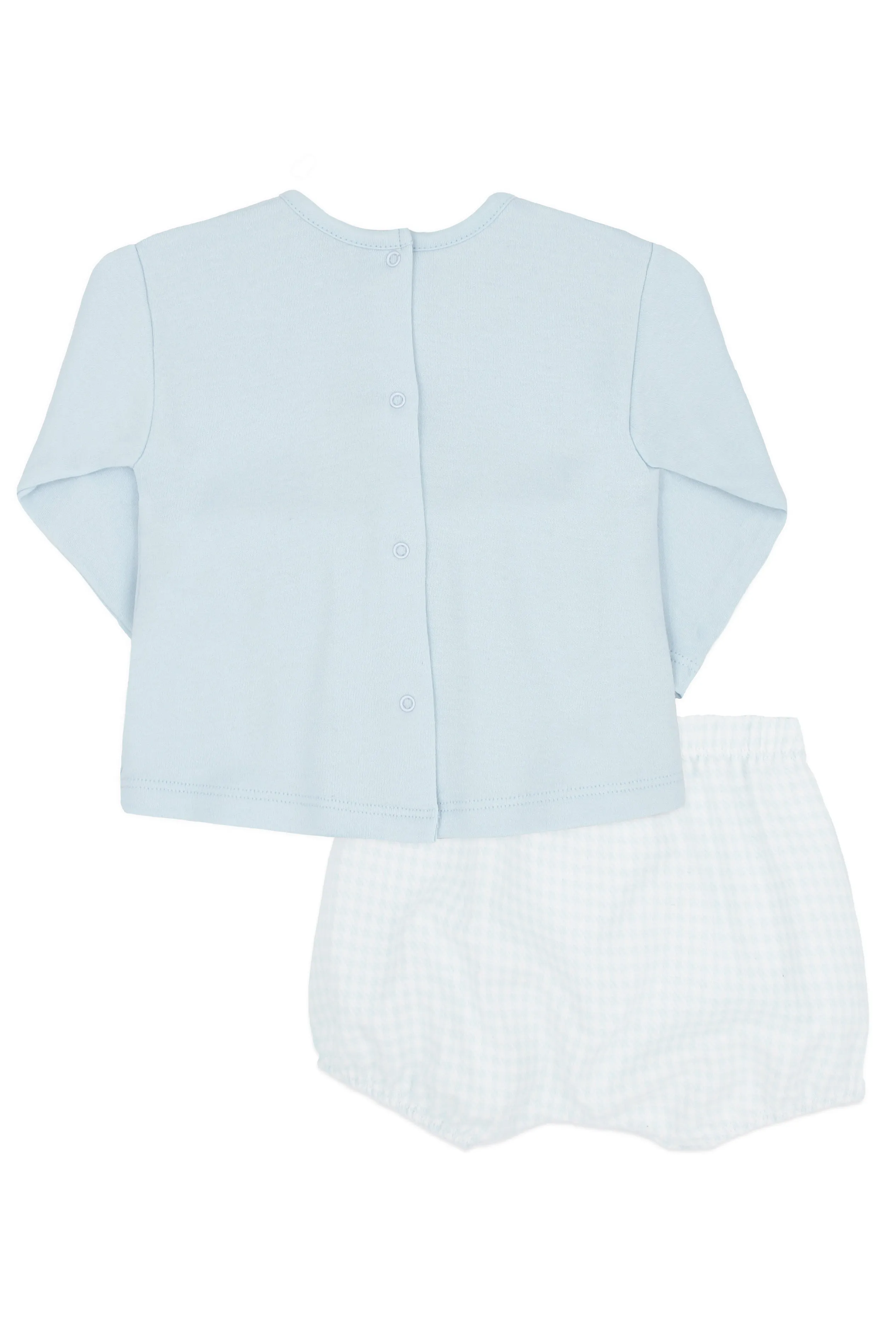 "Kaden" Blue Houndstooth Top & Jam Pants