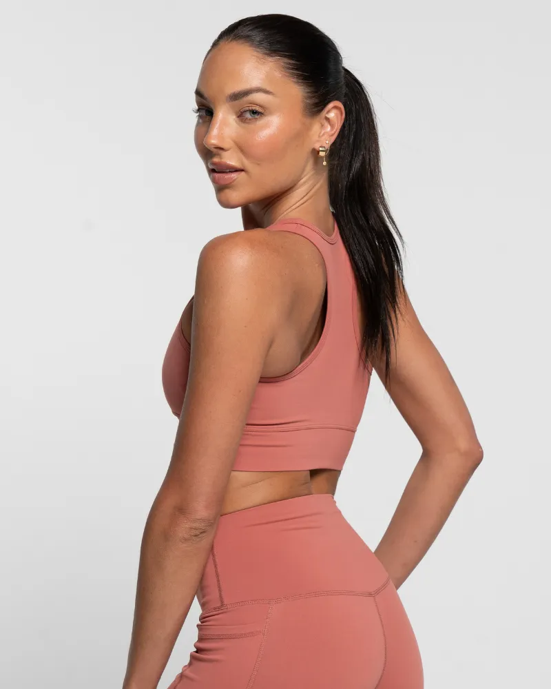 Racer Crop - Terracotta
