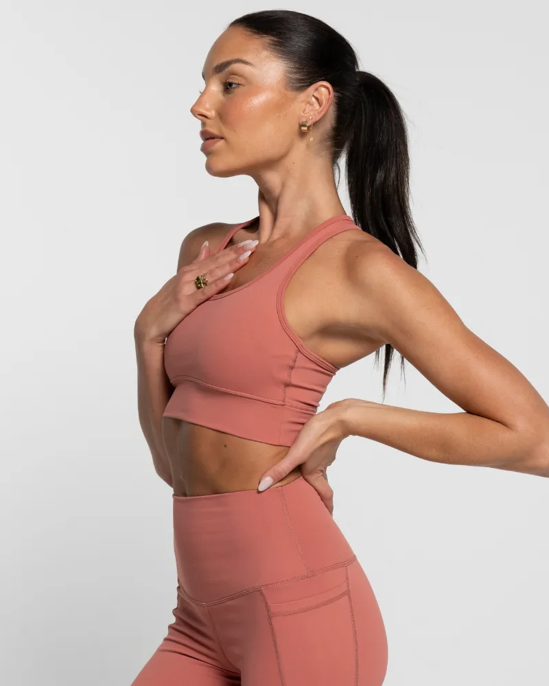 Racer Crop - Terracotta