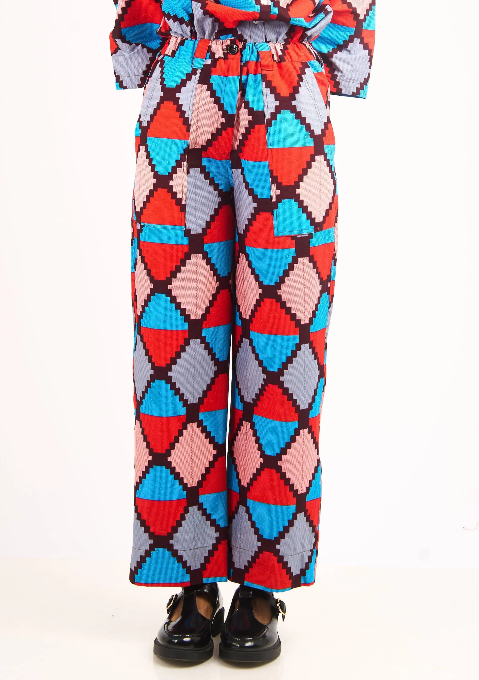 Relaxed Straight Leg Pants - Funnel