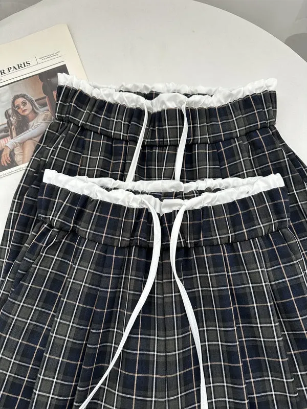 Retro Style Women's Straight-leg Pants with Relaxed Fit