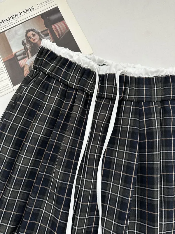 Retro Style Women's Straight-leg Pants with Relaxed Fit
