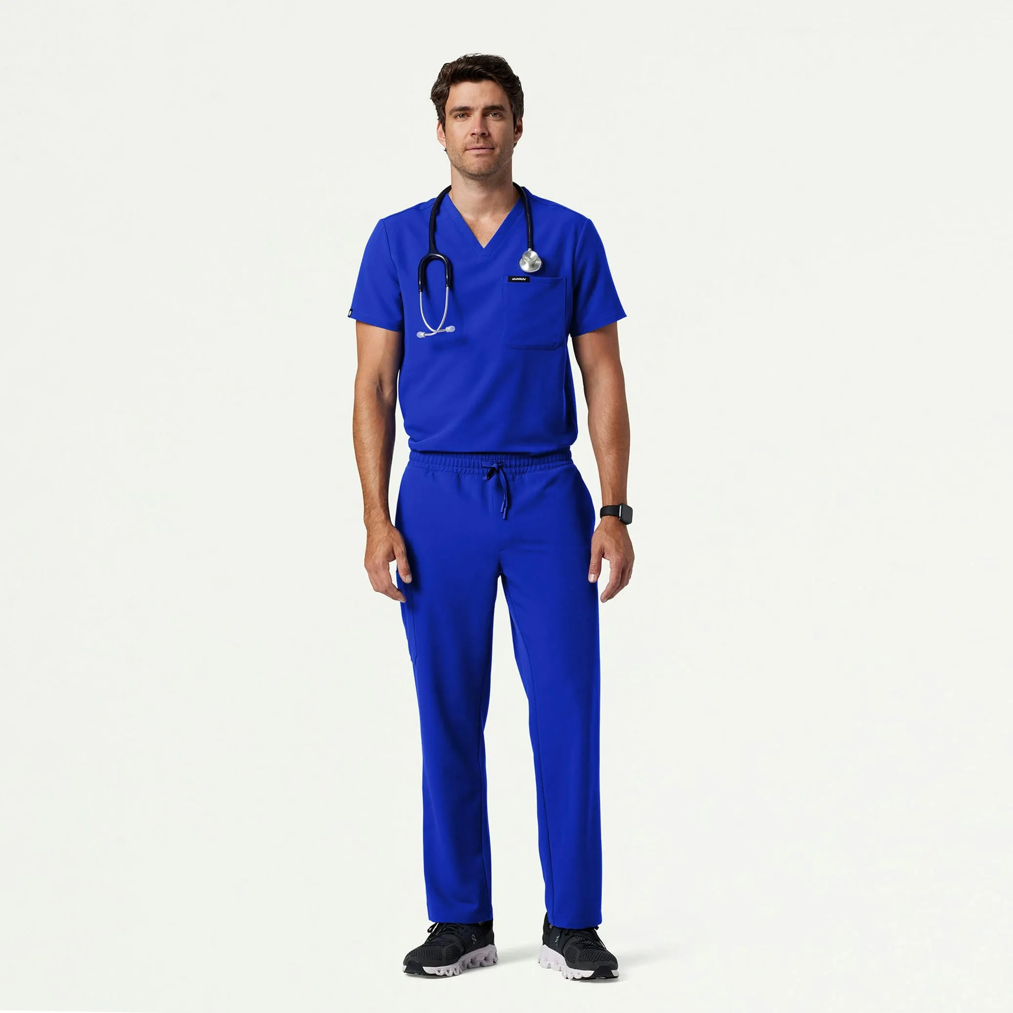 Rhodes Everyday Straight-Leg Scrub Pant - Electric Blue