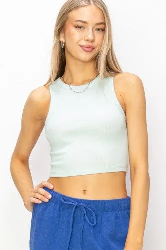 Ribbed Crop Tank