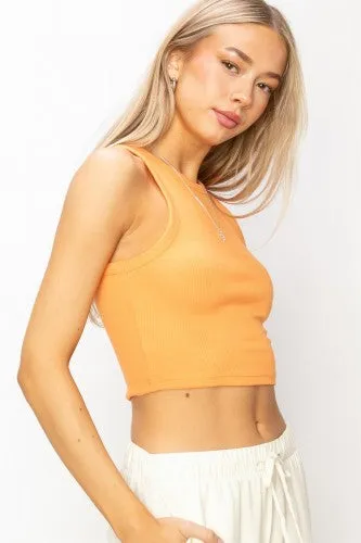 Ribbed Crop Tank