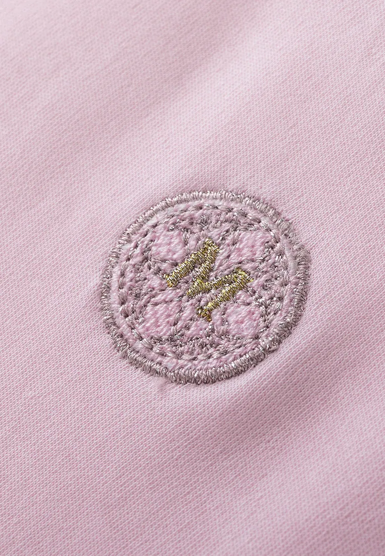 Ribbed Embroidered-detail Tank Top