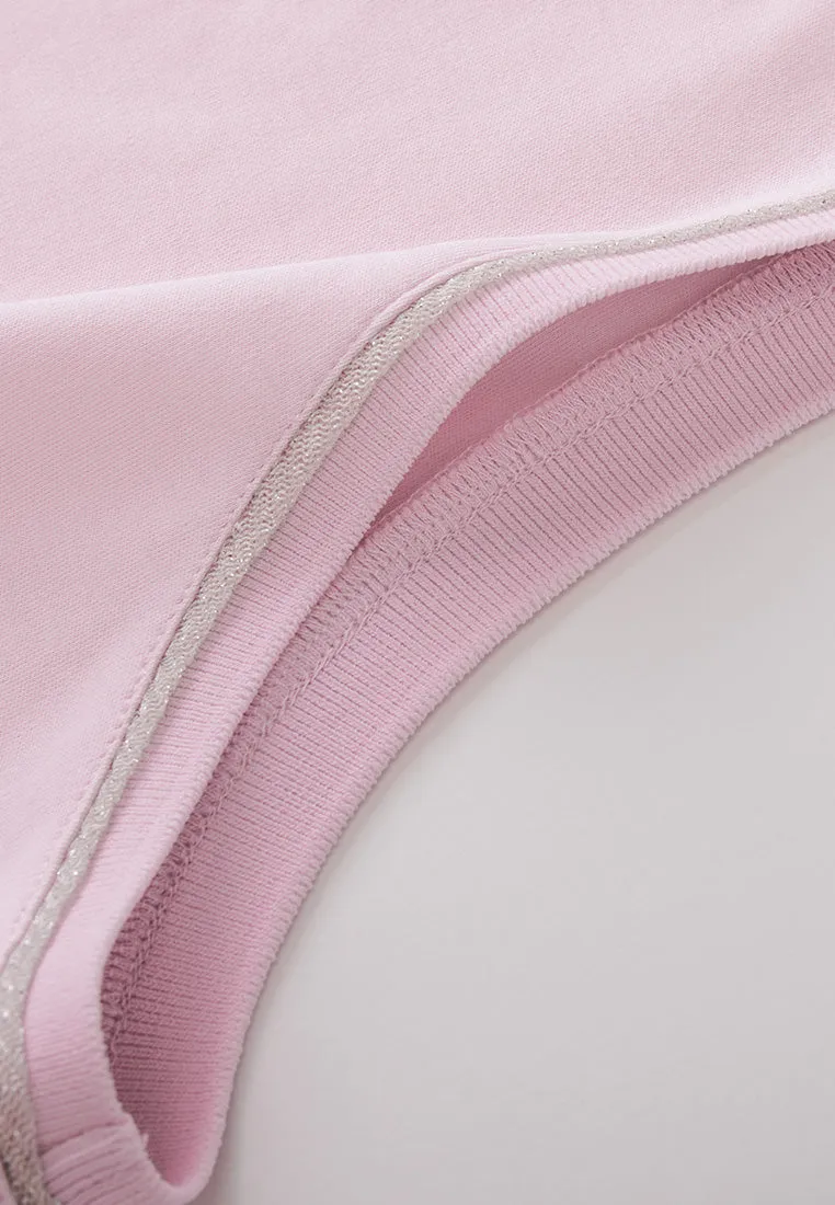 Ribbed Embroidered-detail Tank Top