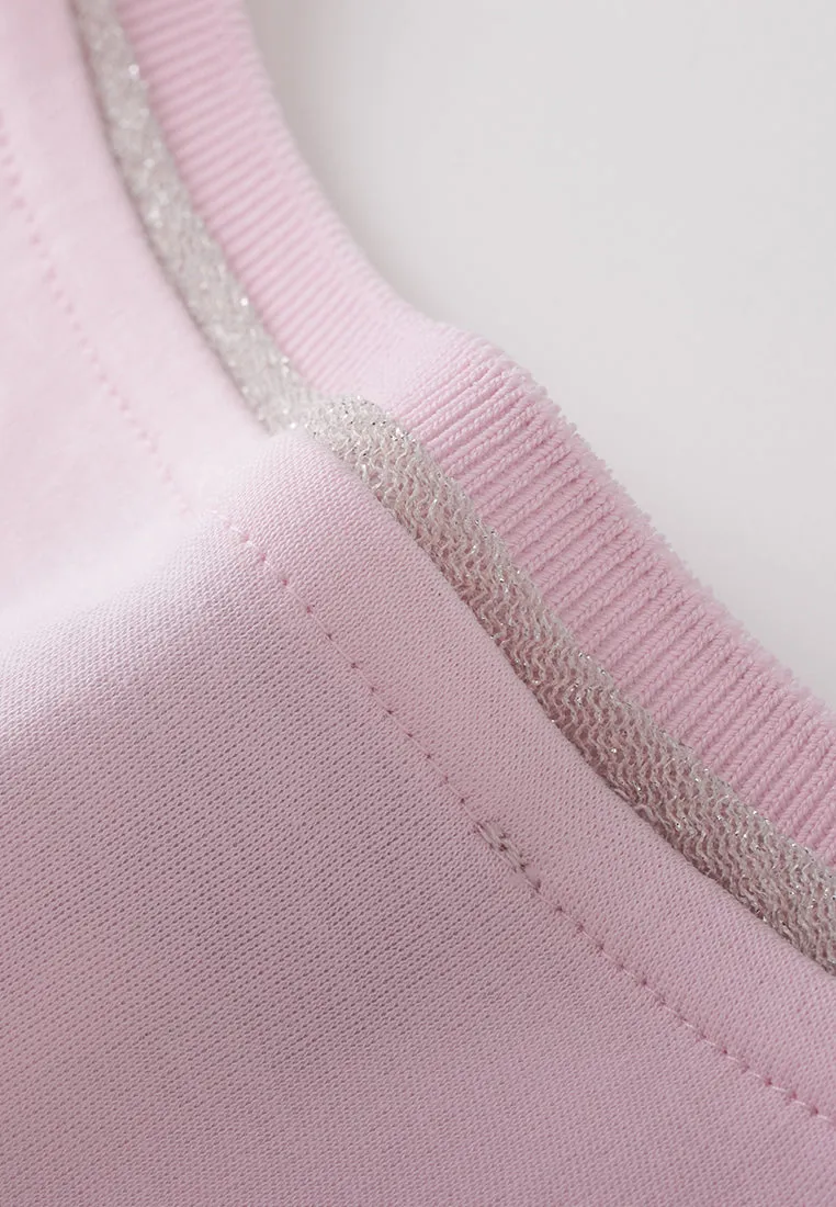 Ribbed Embroidered-detail Tank Top