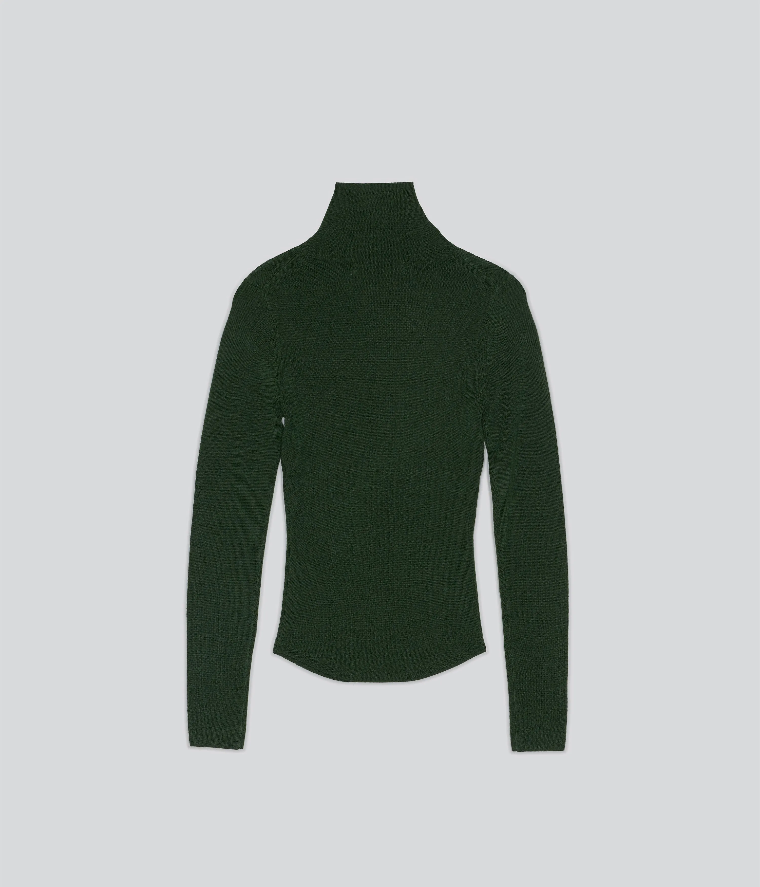 Ribbed Highneck in Pine