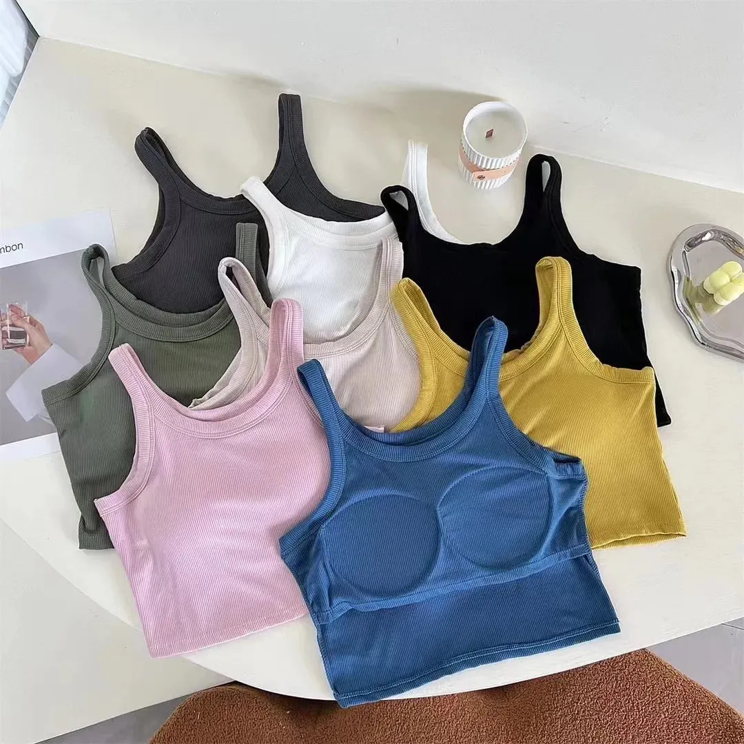 Ribbed Knitted Backless Crop Top