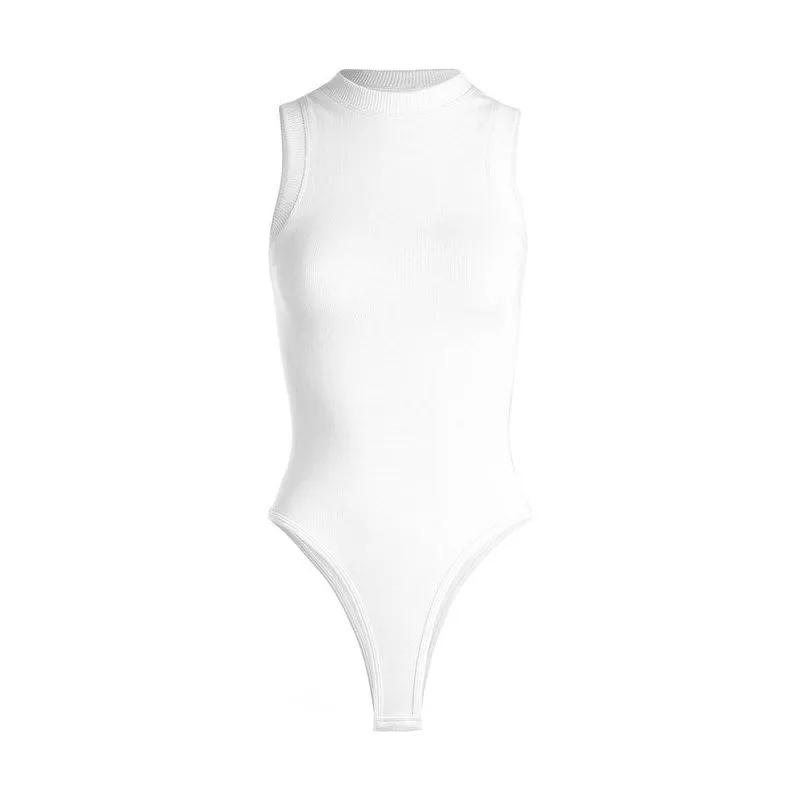 Ribbed Thick Band Bodysuit