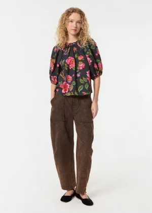 Rowan Top - Ink Morlaix Fleur Grande